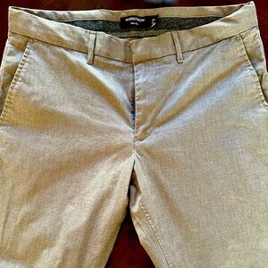 Men’s light grey Nordstrom brand slim-fit chinos